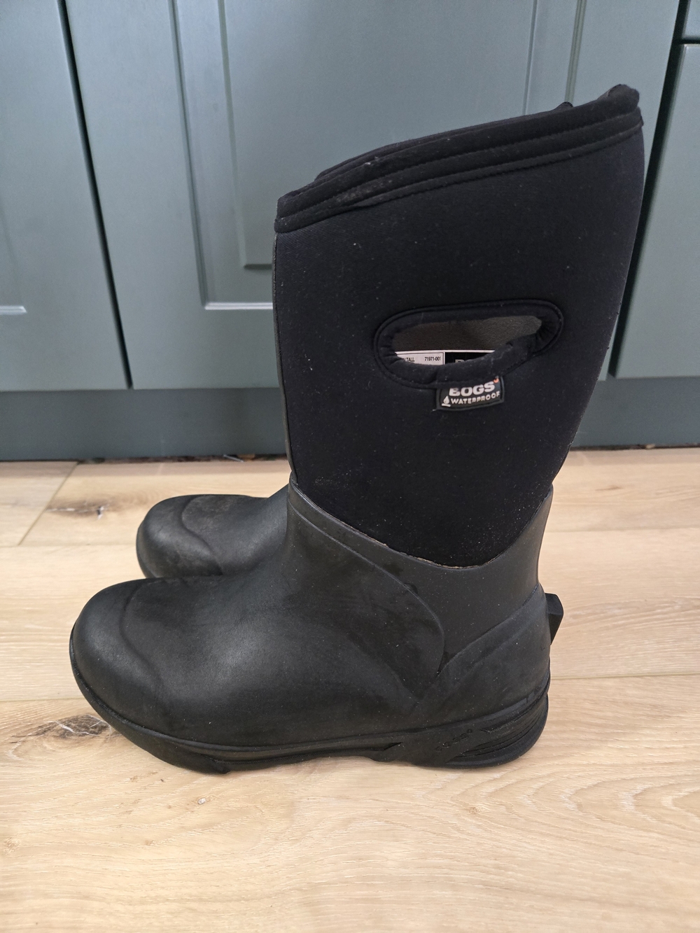 Bogs Men's Bozeman Mid Waterproof Insulated Winter Work Boots - Black, Size 9